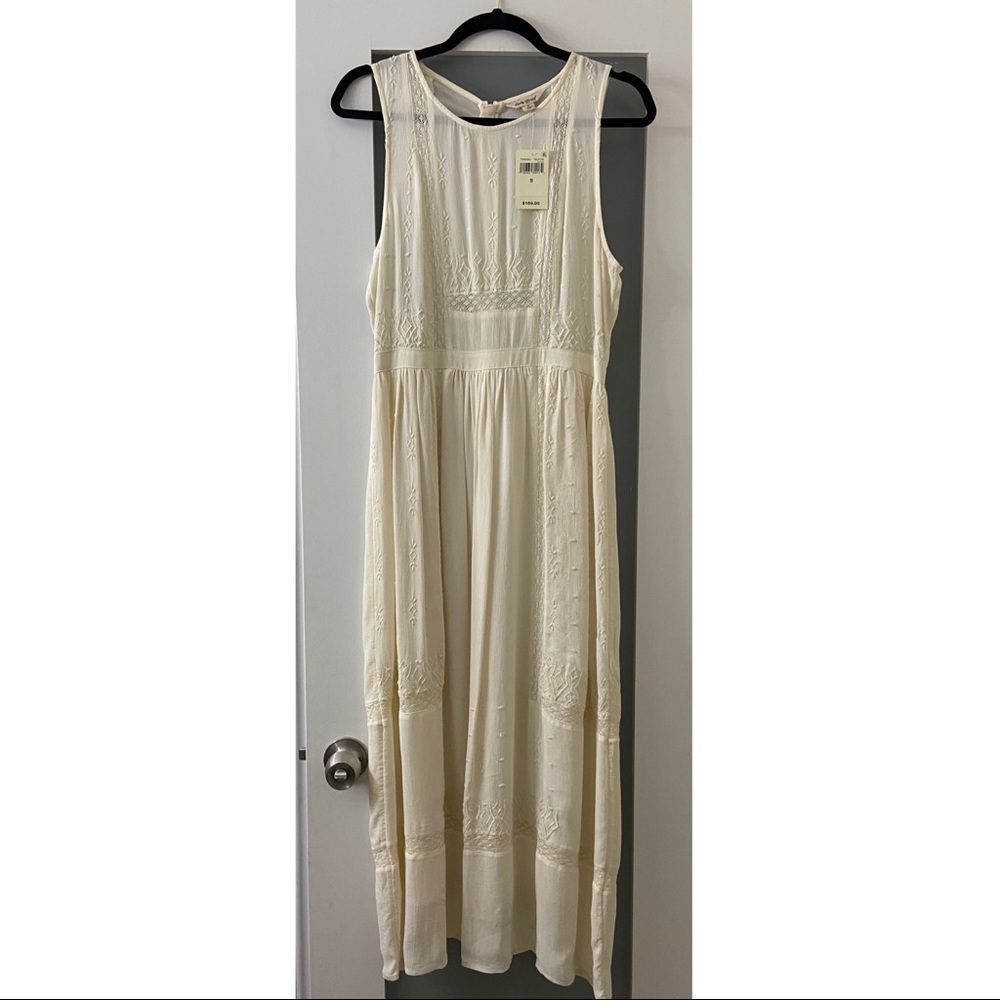 Lucky Brand Embroidered Maxi Dress
